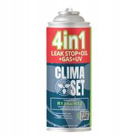 GAZ DO KLIMATYZACJI 4w1 GAZ R134A OLEJ USZCZELNIACZ BARWNIK UV DUŻA BUTELKA