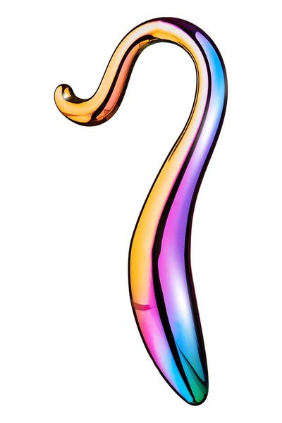 GLAMOUR GLASS ELEGANT CURVED DILDO zdjęcie 2