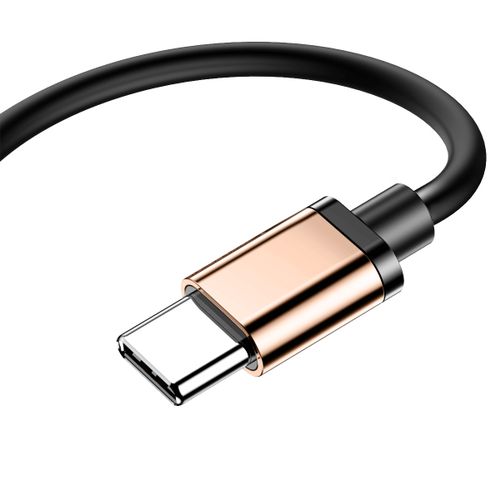 Baseus przejściówka adapter USB Type-C mini jack złoty na Arena.pl