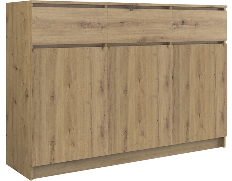 KOMODA 3 DRZWI 3 SZUFLADY ARTISAN KOMPLET zdjęcie 1