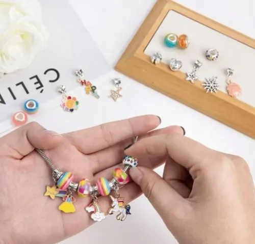 ZESTAW DO ROBIENIA BRANSOLETEK NASZYJNIKÓW PREZENT na Arena.pl