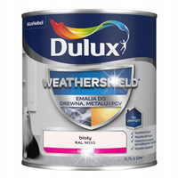 Dulux Weathershield emalia akrylowa do metalu i drewna Biały 0,7L