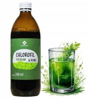 Chlorofil w płynie 500 ml zdrowe OCZYSZCZENIE ODKWASZENIE DETOKS