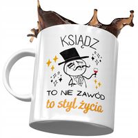 Dla Księdza Kubek Na Urodziny Imieniny Na Prezent Z Nadrukiem Ze Zdjęciem