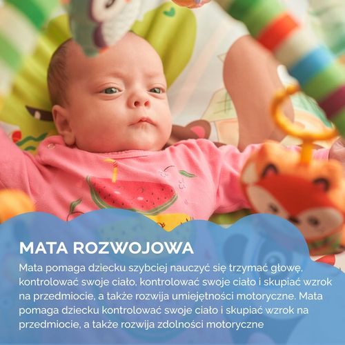 MATA EDUKACYJNA INTERAKTYWNA DLA NIEMOWLĄT z Lukiem Mata Do Zabawy na Arena.pl