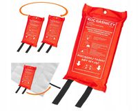 NEO KOC GAŚNICZY Z WŁÓKNA SZKLANEGO SZKLANY SPAWALNICZY 120X180 97-674