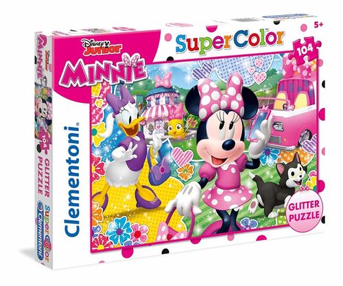 Clementoni - Puzzle Glitter Minnie 104 elementy 20146 na Arena.pl