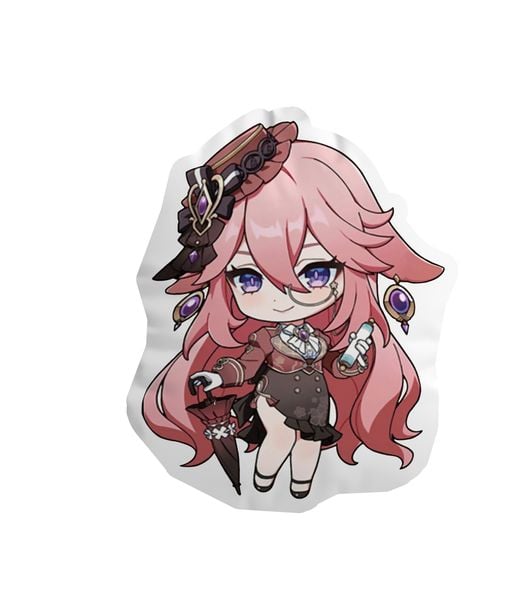 Poduszka Chibi Genshin Impact - Yae Miko zdjęcie 1