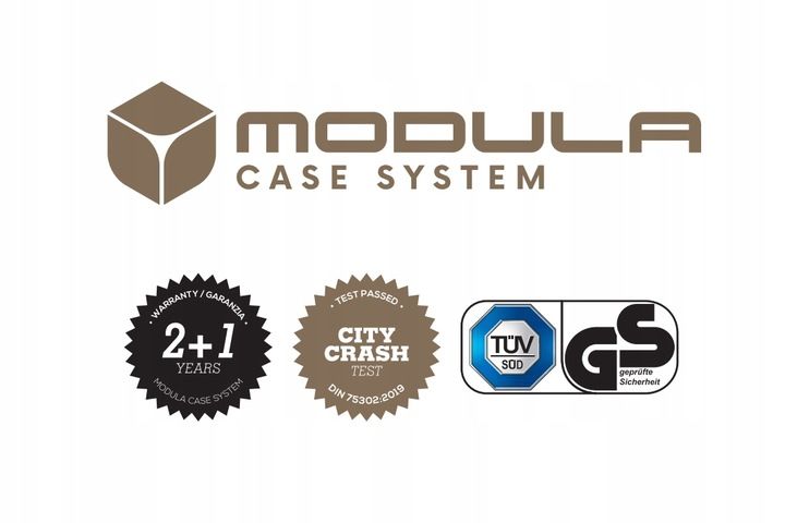 BOX DACHOWY BAGAŻNIK MODULA BELUGA 460L MOCS0328 CZARNY POŁYSK zdjęcie 13