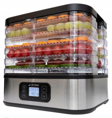 SUSZARKA SPOŻYWCZA DO ŻYWNOŚCI GRZYBÓW ZIÓŁ OWOCÓW WARZYW TIMER! 400W na Arena.pl