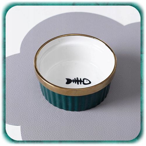 ZESTAW 2SZT MISKA DLA KOTA PSA PODWÓJNA CERAMICZNA NA STOJAKU Miski 2x300ml na Arena.pl