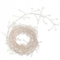 SOPLE LAMPKI DRUCIKI 300LED NA PRĄD IP44 CHOINKOWE 3m ŚWIATEŁKA ZIMNY BIAŁY