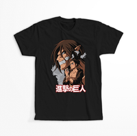 Koszulka Czarna Attack on titan WYBIERZ KOLOR KOSZULKI I FASON Męska XL