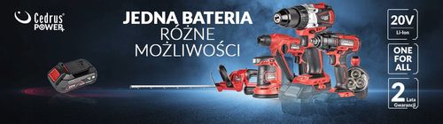 CEDRUS PODWÓJNA ŁADOWARKA BATERII AKUMULATORÓW CEDRUS POWER+ 20V DCH3.0 - OFICJALNY DYSTRYBUTOR - AUTORYZOWANY DEALER CEDRUS na Arena.pl