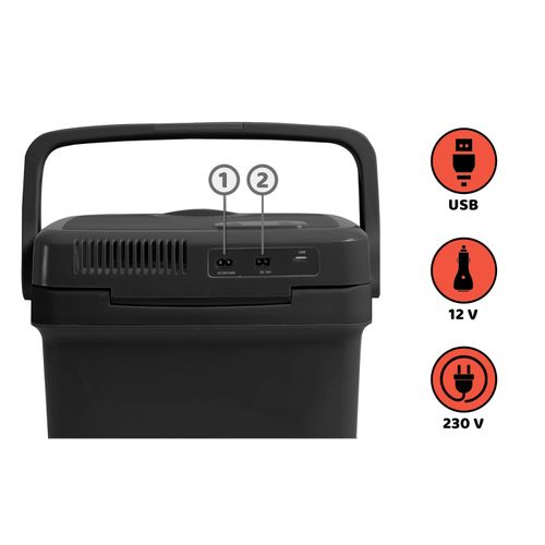 Lodówka turystyczna Berdsen Icemax 29 litry tryb ECO - czarna na Arena.pl