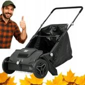 ZBIERACZ DO LIŚCI HARD HEAD RĘCZNA ZAMIATARKA GRABIE ZBIERACZKA KOSZ