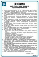 Regulamin Korzystania Z Boisk Szkolnych I Urządzeń Signproject Iaa42_245X350_Hn Bhp Robocze