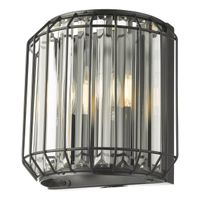 Lampa ścienna kryształowa Naeva NAE0922 Dar Lighting przezroczysta czarna