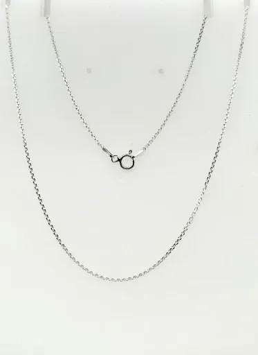 Łańcuszek srebrny simple 50 cm SREBRO 925 DAMSKI delikatny zdjęcie 2