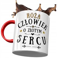 Kubek Czerwony Dla Róży Żony Przyjaciółki Prezent Z Nadrukiem Ze Zdjęciem