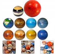 PLANETA ZABAWKI PIŁKA STRESOWA GĄBKA DZIECIAK KOSMOS 10 SZT