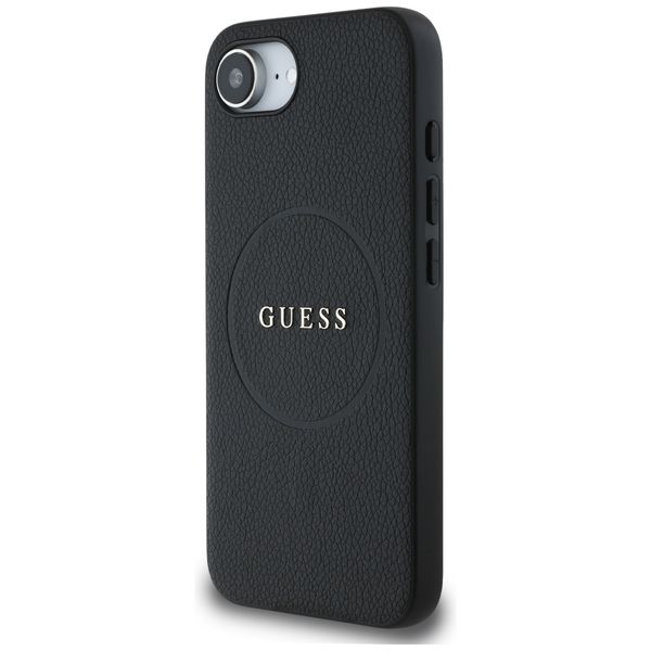 etui guess grained ring magsafe do       iphone 16e czarny zdjęcie 2