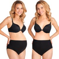 Majtki Ciążowe WYSOKIE NA BRZUCH gładkie