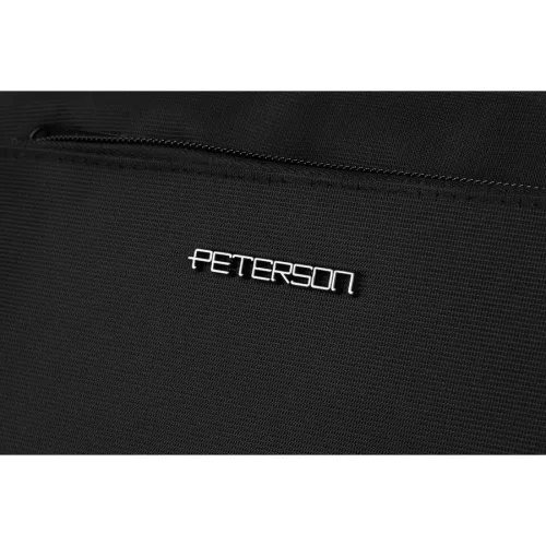 męska kosmetyczka podróżna z poliestru w czarnym kolorze - peterson na Arena.pl
