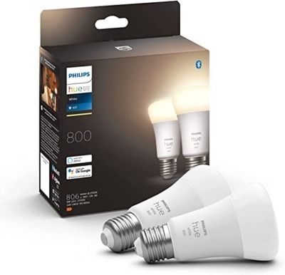 Inteligentna żarówka LED Philips Hue White A60 E27 9W 2 sztuki na Arena.pl