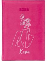 KALENDARZ A6 2026 TYGODNNIOWY terminarz z nadrukiem TWOIM IMIENIEM prezent