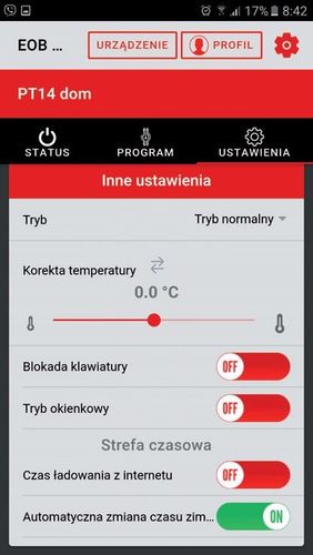 TERMOSTAT PROGRAMOWALNY ELEKTROBOCK PT14-P WIFI STEROWANY APLIKACJĄ WI-FI na Arena.pl