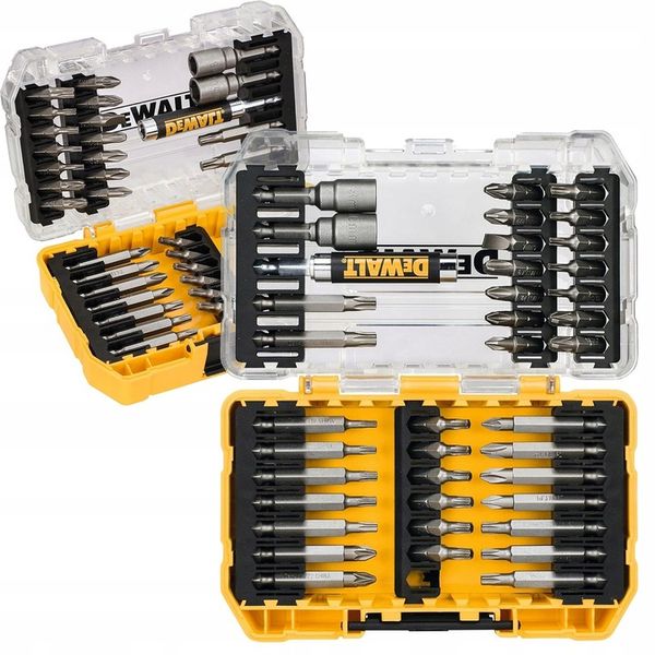 ZESTAW BITÓW DO WKRĘTARKI DeWALT 40 el. TSTAK ToughCase DT70717 zdjęcie 1