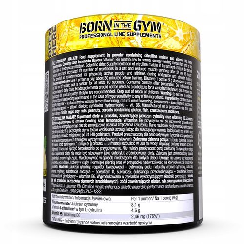 Olimp Citrulline Malate 200g Cooling Sour Lemonade na Arena.pl