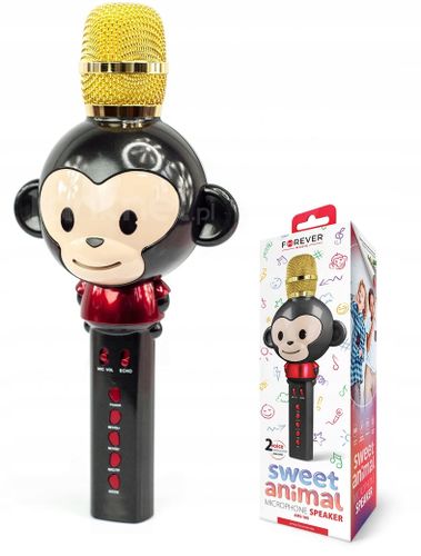 Mikrofon Karaoke Głośnik Bluetooth Forever Sd Usb na Arena.pl