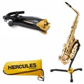 Statyw saksofon altowy lub tenorowy pokrowiec składany Hercules DS530BB