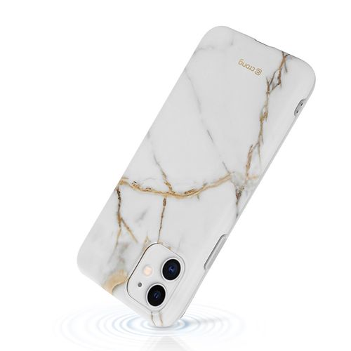 Crong Marble Case – Etui iPhone 11 (biały) na Arena.pl