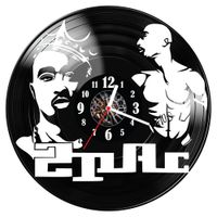 Zegar ścienny z płyty winylowej 2Pac 1359.14