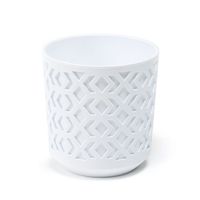 Doniczka osłonka na kwiaty 290 mm Biały