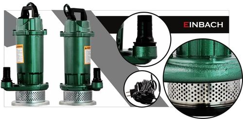 POMPA Z SITO DO WODY BRUDNEJ CZYSTEJ 1,5 CALA EINBACH MOCNA CICHA WYDAJNA na Arena.pl