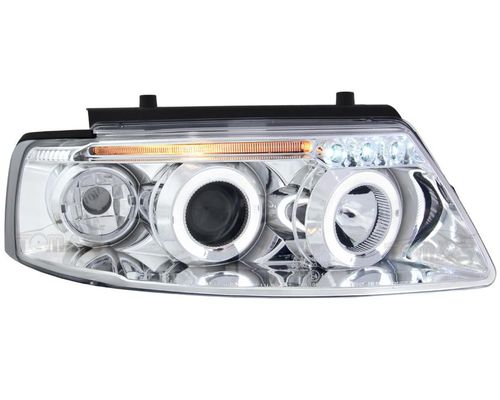 Reflektory lampy przednie Passat B5 ringi chrom na Arena.pl