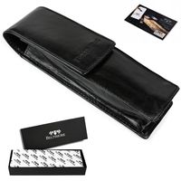 Etui Na Długopisy Pojemne Czarne Skórzane Beltimore G91