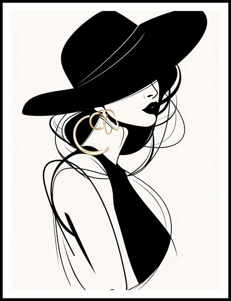 Plakat 75x100cm Uwikłana Elegancja zdjęcie 3