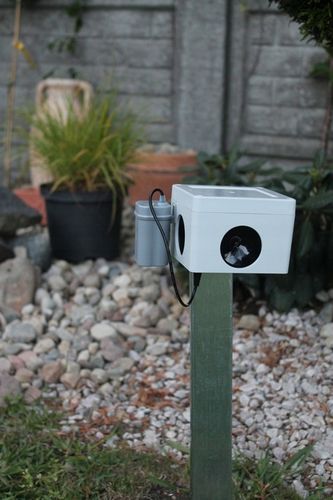 Potężny odstraszacz ogrodowy na kuny lisy szczury myszy, 2500 m2 na Arena.pl