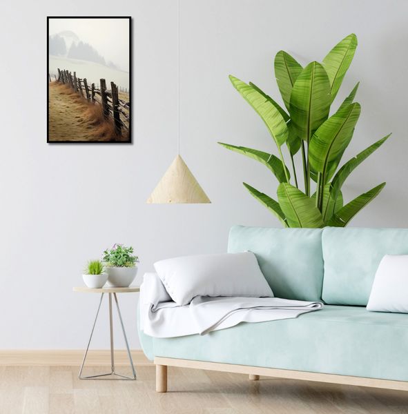 Plakat 40x60cm Spowity Mgłą zdjęcie 4