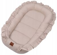 KOKON NIEMOWLĘCY BAWEŁNIANY Z FALBANKĄ INFANTILO