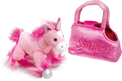 MASKOTKA JEDNOROŻEC z Torebką Serduszka Różowa Prezent Dla Dziecka na Arena.pl