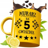 Złoty Kubek Premium Dla Murarza Prezent Z Nadrukiem Ze Zdjęciem