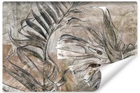 Fototapeta Do Sypialni LIŚCIE Tropikalne Monstera Abstrakcja 405cm x 270cm