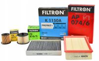 Zestaw filtrów Filtron - olej, powietrza, kabinowy, paliwa