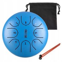HLURU TC8-6-SKYBLUE TONGUE DRUM LOTUS